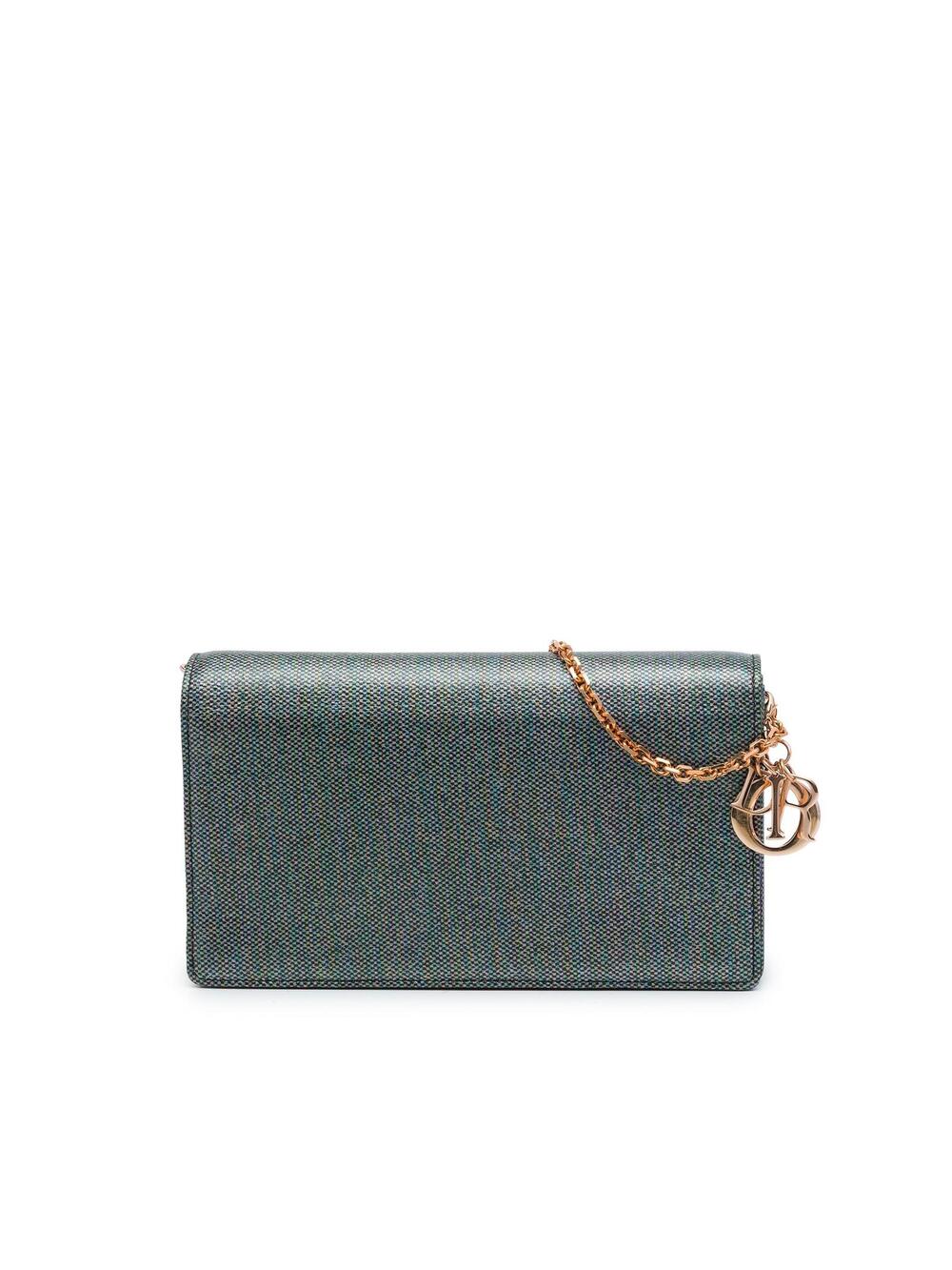 Dior Coated Canvas Houndstooth Wallet #366237D10B